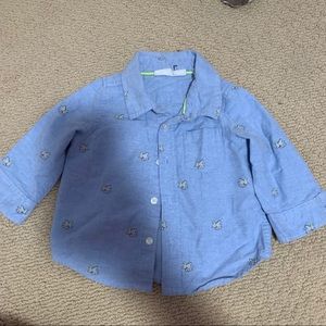 Disney baby GAP baby boy button up